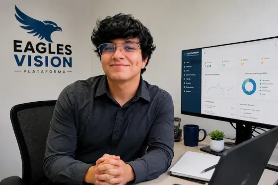 Lcdo. Alex D. Enriquez Vera, responsable de transformación digital y de la plataforma EAGLES VISION en CECP